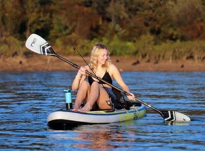 GILI Carbon/Nylon kayak blade in action