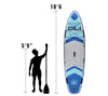 GILI Komodo Yoga paddle board sizing comparison
