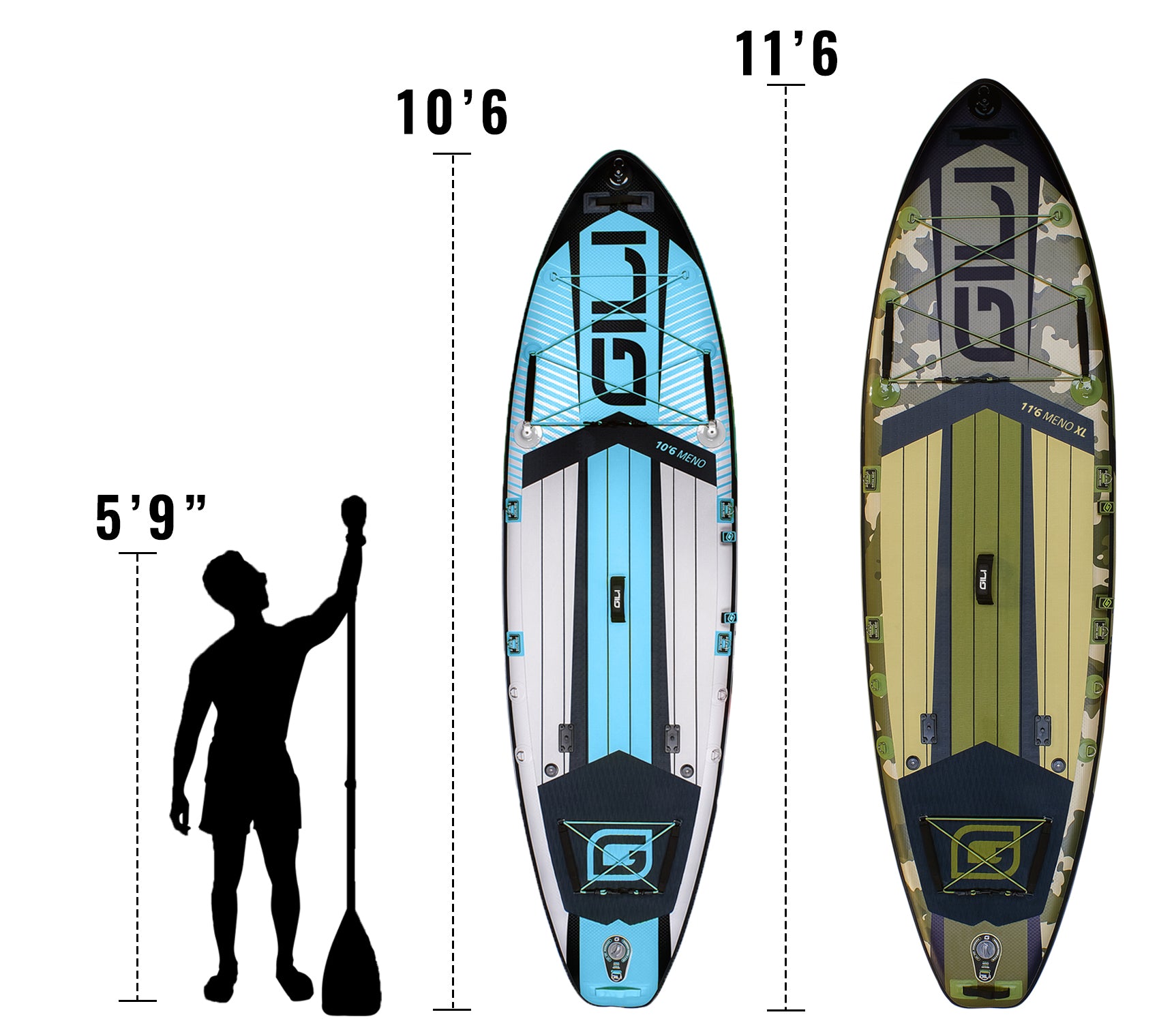  A&BBOARD Paddleboard Inflatable Paddle Board，ISUP 11
