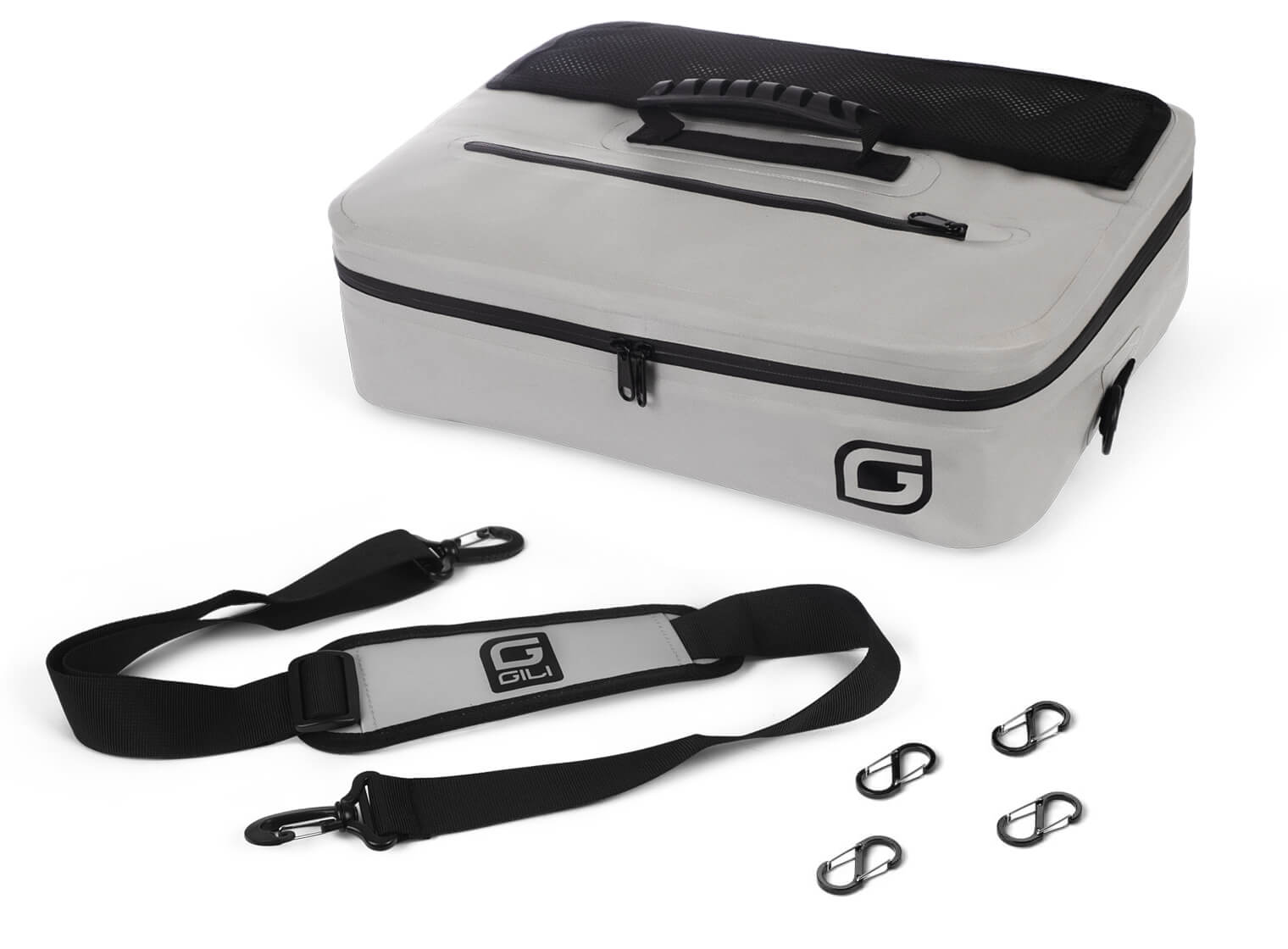 Cooler bag with strap top