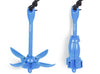 Folding Kayak/SUP Grapnel Anchor, Blue Coated