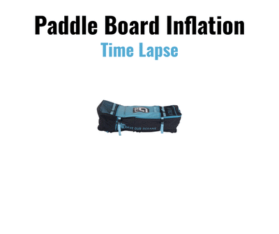 GILI inflatable paddle board inflation time lapse