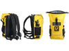 Waterproof Backpack Roll-Top 35L yellow detail
